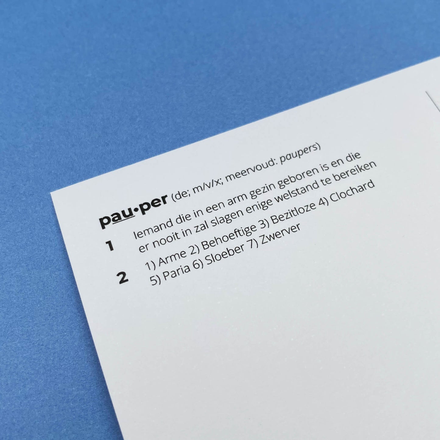 Pauper prints