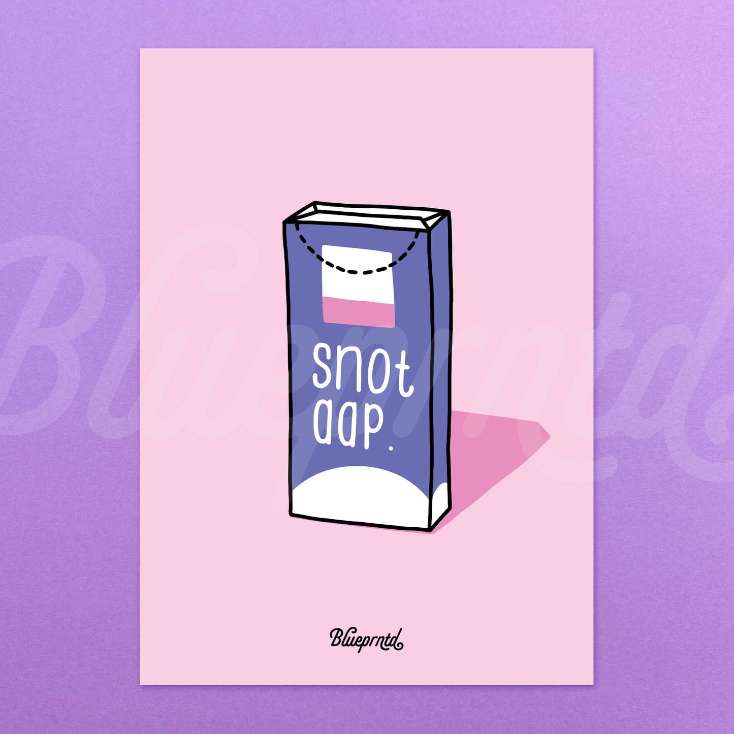 Snotaap print