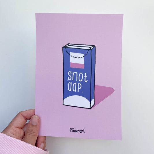 Snotaap print